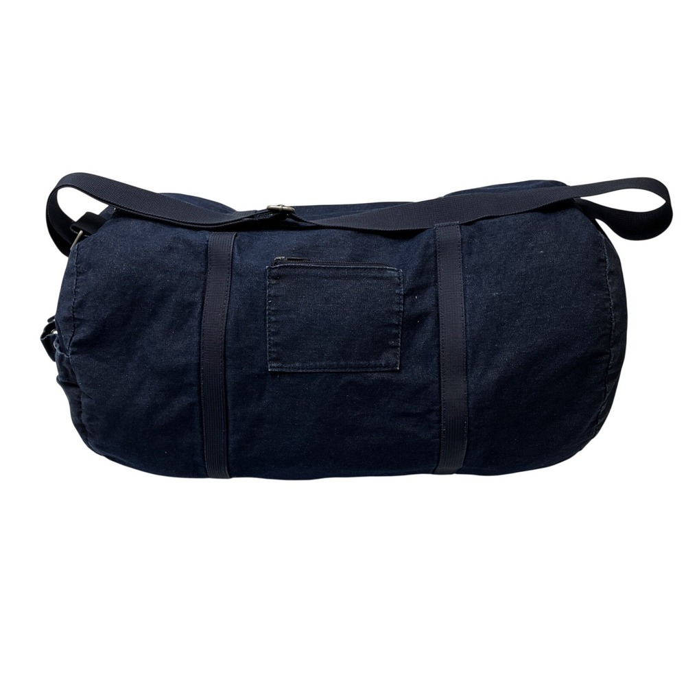 Vintage Y2K Gap Denim Duffle Bag Travel Weekender Zip Pockets Tote Gym School